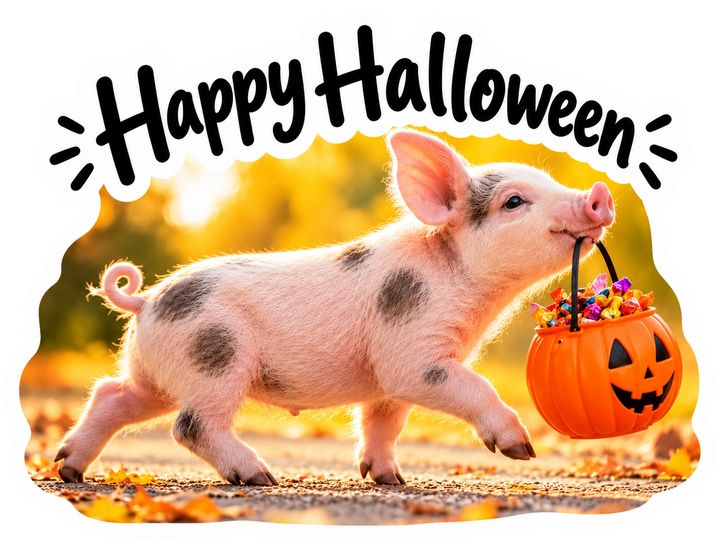 Happy Halloween (Piglet)