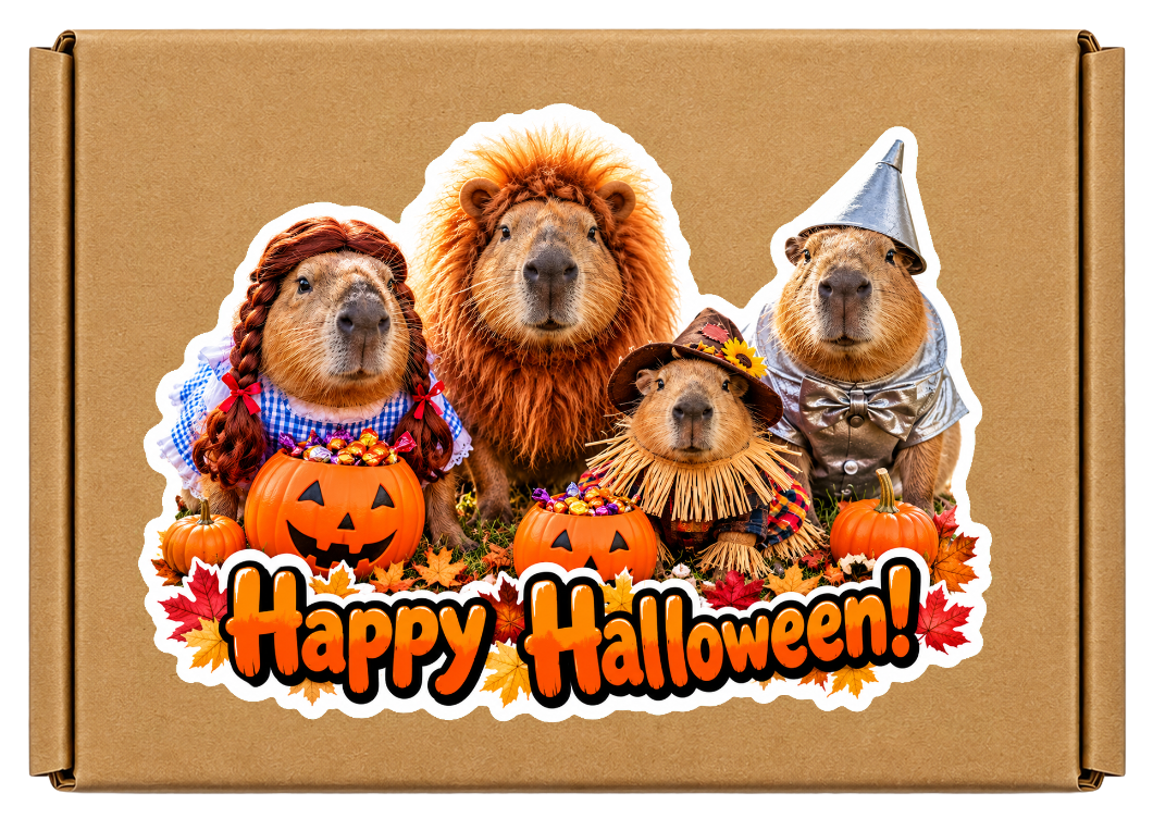 Happy Halloween! (Capybara Group Costume)