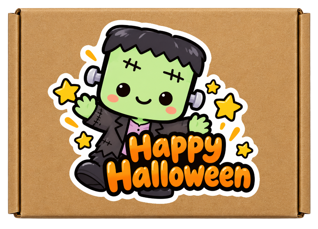 Happy Halloween (Cute Frankenstein's Monster)