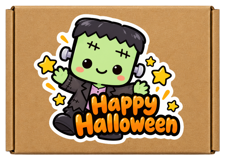 Happy Halloween (Cute Frankenstein's Monster)